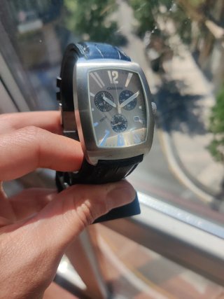 Reloj Negro/Plateado