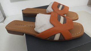 Sandalias planas Pedro Miralles Naranja/Marrón