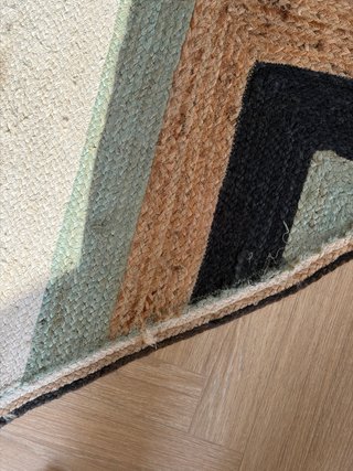 Alfombra Sklum Diseño Geométrico 160x245 de yute.