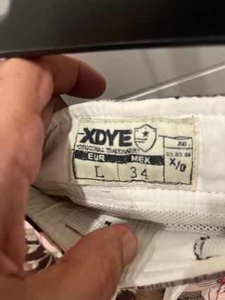 Bermudas Xdye Flores Marrón/Rosa Talla L