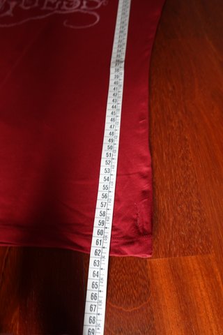 Maglietta Guess Rossa Manica Lunga Vintage Y2K Taglia