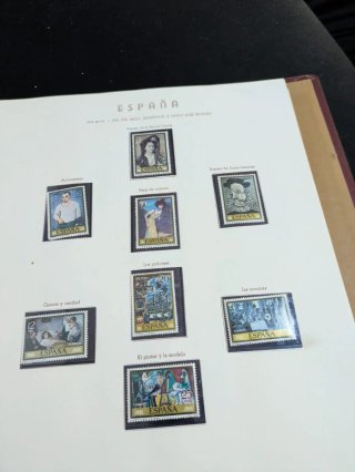Álbum sellos España Centenario Picasso