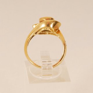 Anillo Oro 18k Vintage Zafiro y Diamantes