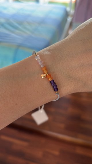 Pulsera TOUS Amatista Y ORO 18k, NUEVA CERTIFICADO