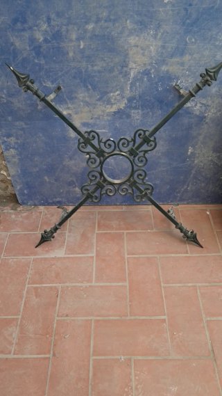 Reja hierro forjado redonda 55cm