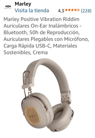 Auriculares House of Marley Beige/Marrón