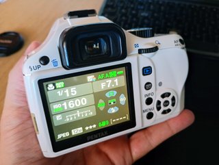 Pentax K-x Blanca