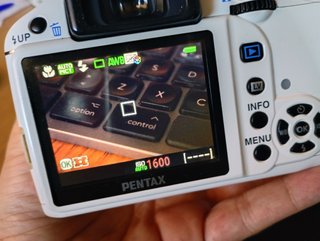 Pentax K-x Blanca