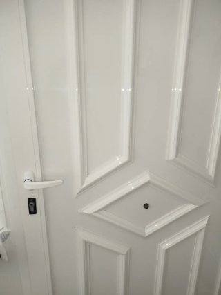 Puerta aluminio + Persiana