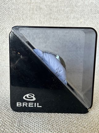 Reloj Breil Acero Azul Caja Original Pila nueva.