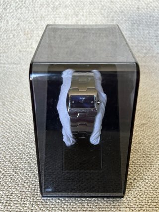 Reloj Breil Acero Azul Caja Original Pila nueva.