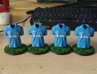 Maglia napoli 9 cm con erbetta sintetica  #Marado