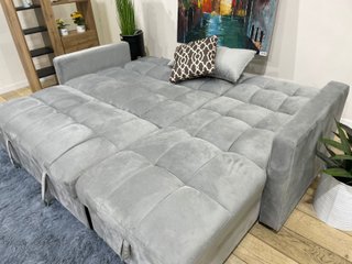 Sofá Cama Matrimonial Gris con Arcón