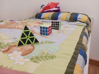 3 Cubos Mágicos (Rubik, Pirámide, 4x4)