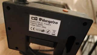 Freidora Orbegozo FDR31 2000W 3L Inox