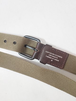 Comptoir des Cotonniers/ Cinturón lona cuero 75 cm