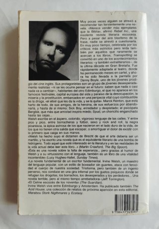 LIBRO TRAINSPOITING DE IRVINE WHELS
