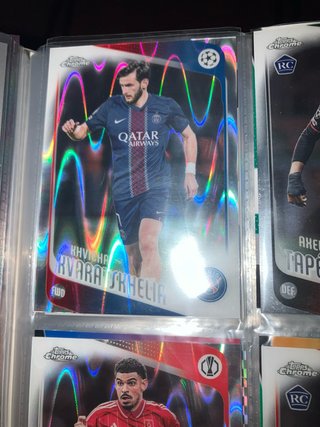 Carta Topps Chrome Khvicha Kvaratskhelia RC