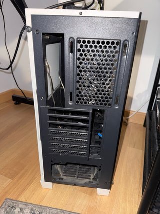 Caja Gaming Blanca Cristal Templado RGB