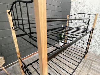 Litera individual madera y metal