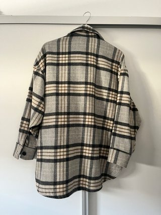 Sobrecamisa Zara cuadros talla S