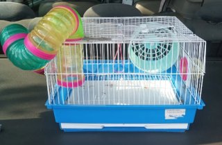 Jaula para hámster con accesorios