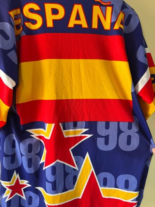 Maglia Calcio Spagna Mondiali 98 Vintage