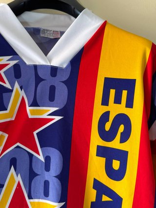 Maglia Calcio Spagna Mondiali 98 Vintage
