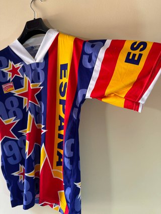 Maglia Calcio Spagna Mondiali 98 Vintage