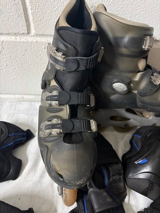 Patines en línea y protecciones