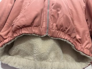 Chaqueta bomber rosa coral