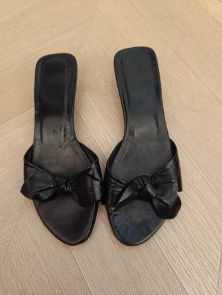 Sandalias Zara  piel Negro