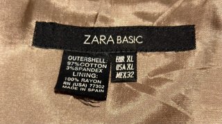 Chaqueta Americana Clásica Zara TallaXL (Mujer)
