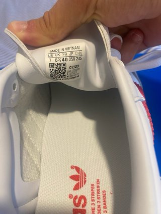 Adidas Samba Blancas y Rojas