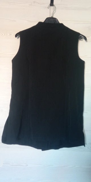 Como Nuevo ! Chaleco Negro S Mujer Elegante