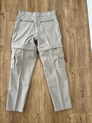 Calças cargo bege