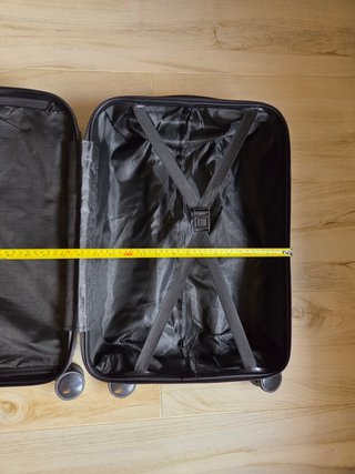 Maleta cabina rígida azul 4 ruedas 53cm