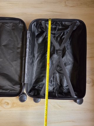 Maleta cabina rígida azul 4 ruedas 53cm