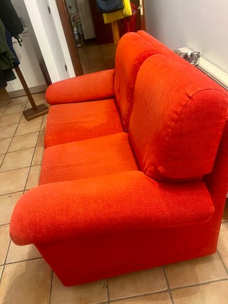 Divano 2 Posti Rosso Vivace