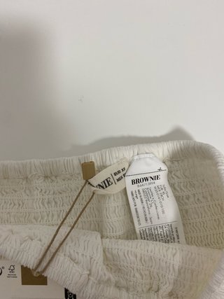 Falda Blanca con Volantes Talla Única