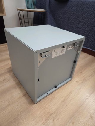 Estantería cubo Eket gris azulado