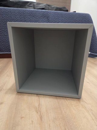 Estantería cubo Eket gris azulado
