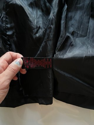 Giacca donna nera con coulisse