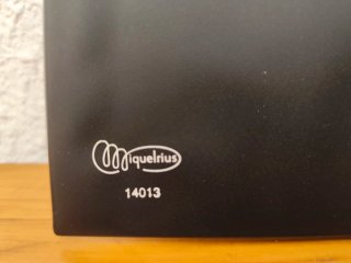 Libreta Miquel Rius anillas negra vintage
