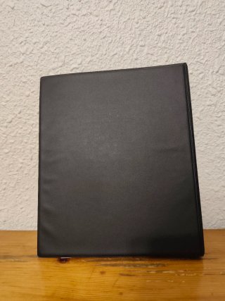 Libreta Miquel Rius anillas negra vintage