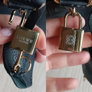 Bolso Loewe Amazona Negro Piel