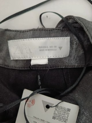 Mono Zara Halter Negro/Plateado
