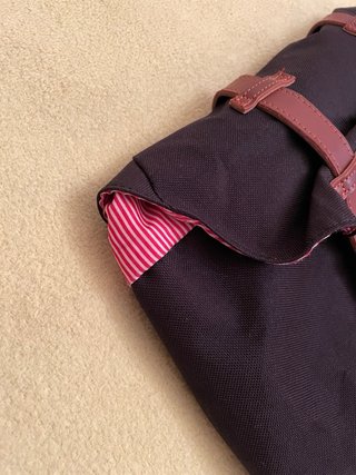 KAUKKO - mochila lona negra