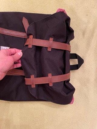 KAUKKO - mochila lona negra