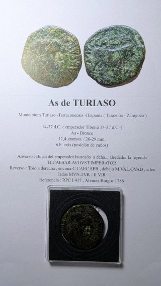 As Turiaso 14-37 d.C. Tiberio